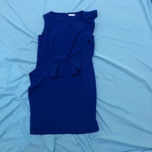 COPY - Cobalt blue Calvin Klein party dress